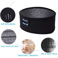 HOMEFISH BT Earphones Sports Sleeping Headband Elastic Wireless Headphones Music Eye Mask Wireless