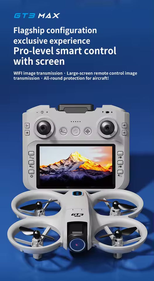 2025New GT3 MAX Drone 8K HD 4.3" Remote Control Headless Mode Helicopter 360° Flip Quadcopter Toys